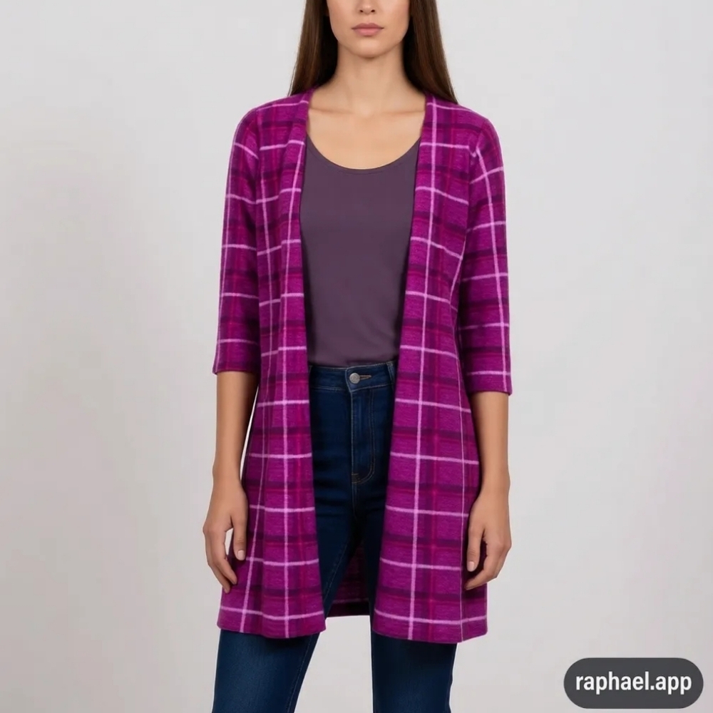 NY Collection Knit Cardigan